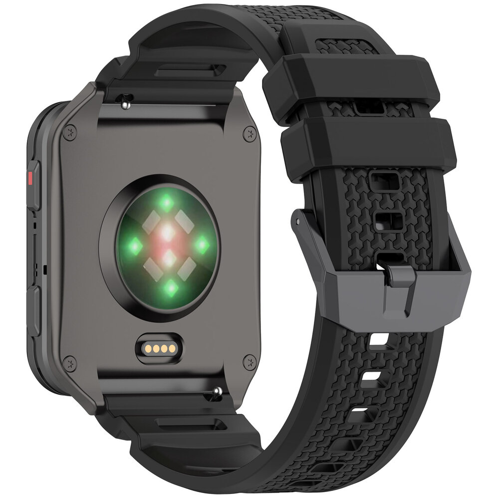 Strap-it® Strap-it Garmin Venu X1 siliconen bandje (zwart)