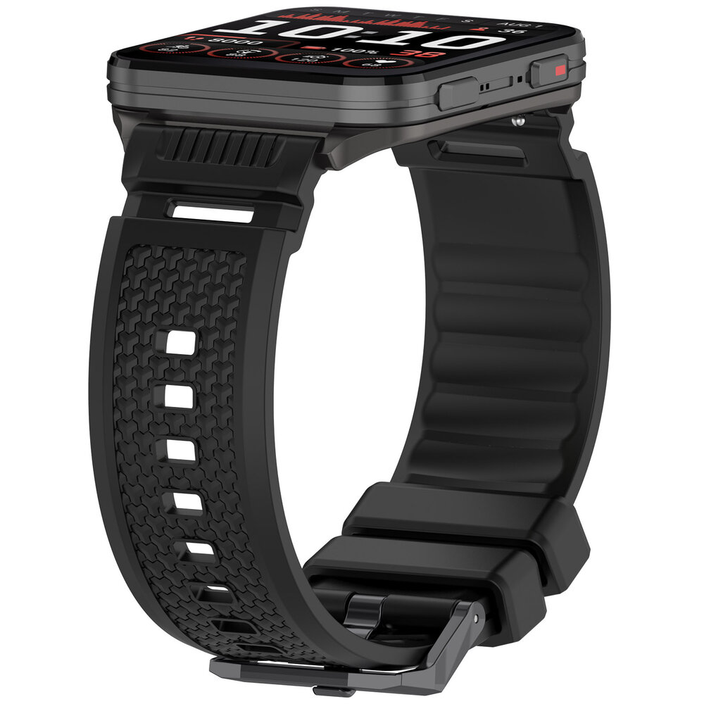 Strap-it® Strap-it Garmin Venu X1 siliconen bandje (zwart)