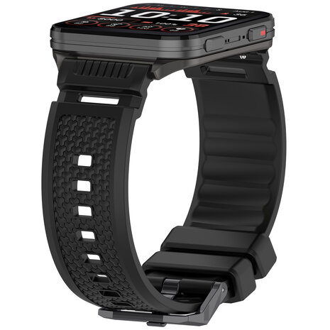 Strap-it® Strap-it Garmin Venu X1 siliconen bandje (zwart)