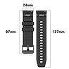 Strap-it® Strap-it Garmin Venu X1 siliconen bandje (zwart) Strap-it® Strap-it Garmin Venu X1 siliconen bandje (zwart)