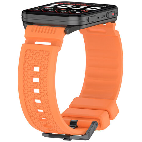 Strap-it® Strap-it Garmin Venu X1 siliconen bandje (oranje)