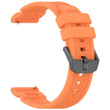 Strap-it® Strap-it Garmin Venu X1 siliconen bandje (oranje)