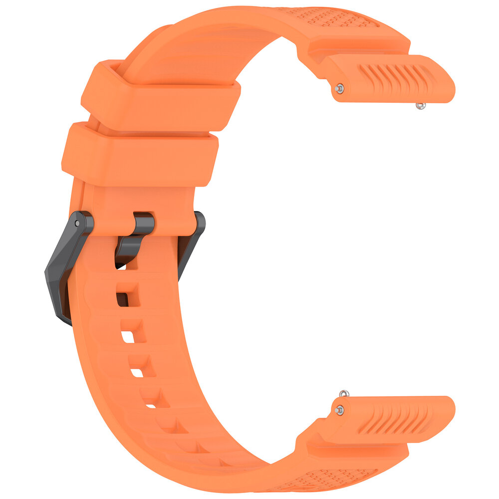 Strap-it® Strap-it Garmin Venu X1 siliconen bandje (oranje)