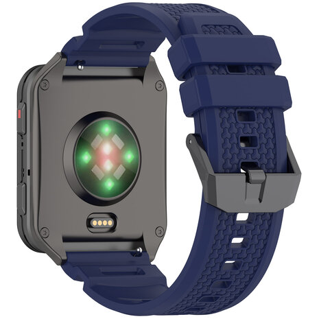 Strap-it® Strap-it Garmin Venu X1 siliconen bandje (donkerblauw)