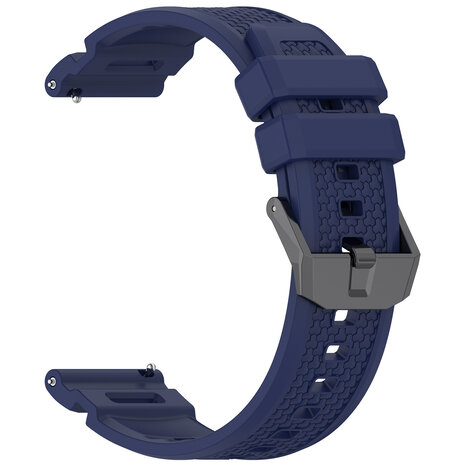 Strap-it® Strap-it Garmin Venu X1 siliconen bandje (donkerblauw)