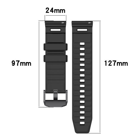 Strap-it® Strap-it Garmin Venu X1 siliconen bandje (grijs)