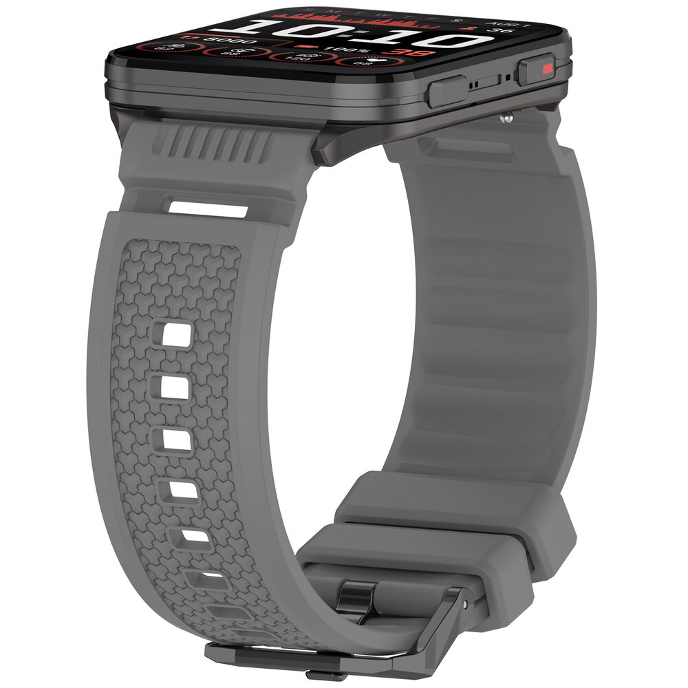 Strap-it® Strap-it Garmin Venu X1 siliconen bandje (grijs)