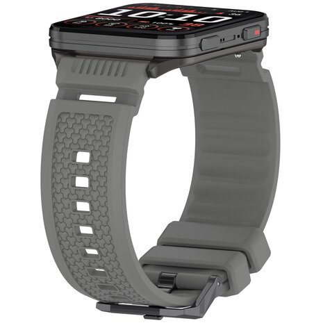 Strap-it® Strap-it Garmin Venu X1 siliconen bandje (grijs)