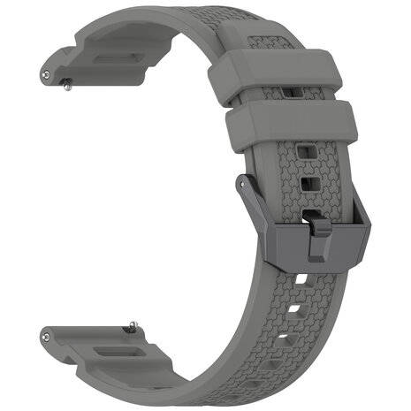 Strap-it® Strap-it Garmin Venu X1 siliconen bandje (grijs)
