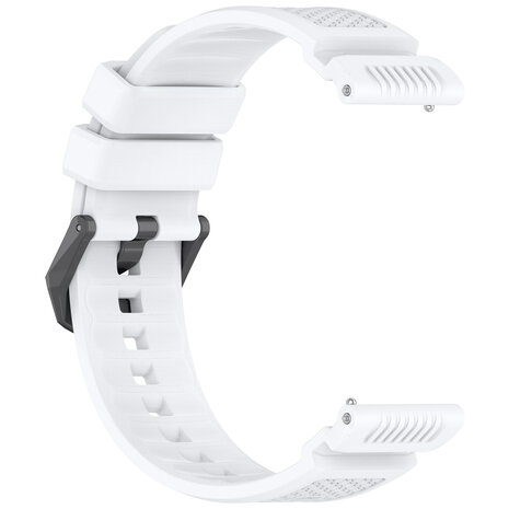 Strap-it® Strap-it Garmin Venu X1 siliconen bandje (wit)