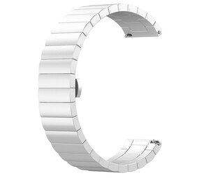 Strap-it® OnePlus Watch 3 - 43mm metalen band (zilver)