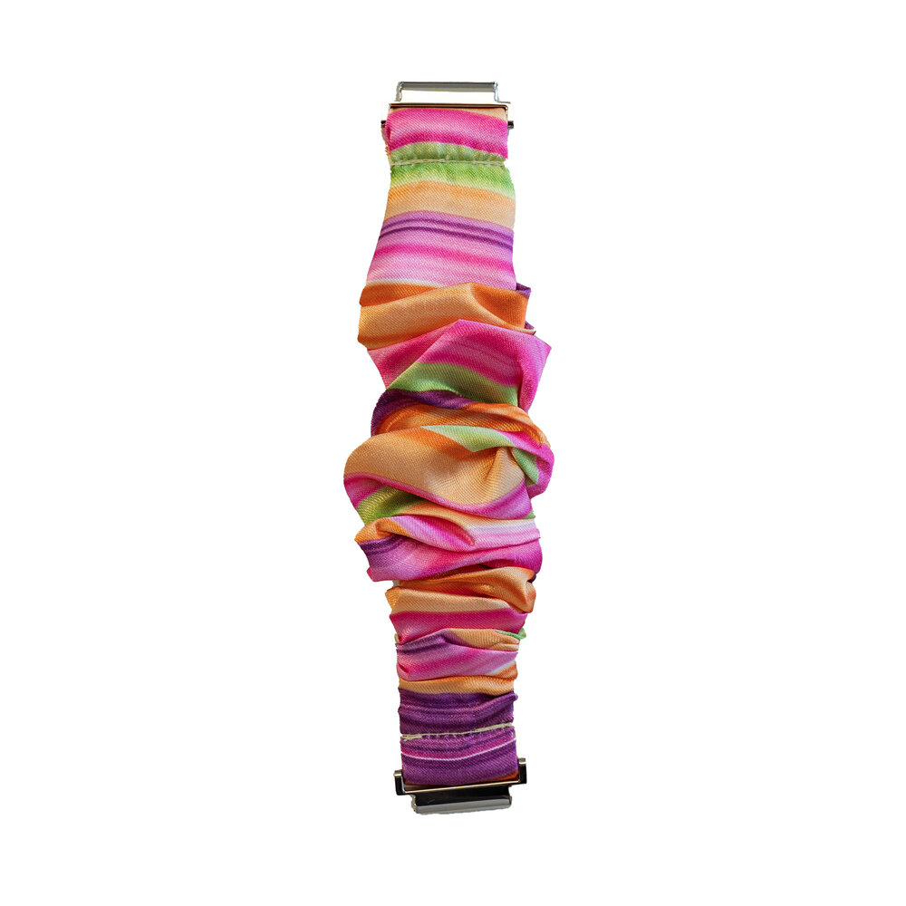 Strap-it® Strap-it OnePlus Watch 3 - 43mm Scrunchie bandje (kleurrijk)