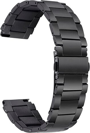 Strap-it® Strap-it OnePlus Watch 3 - 43mm titanium band (zwart)