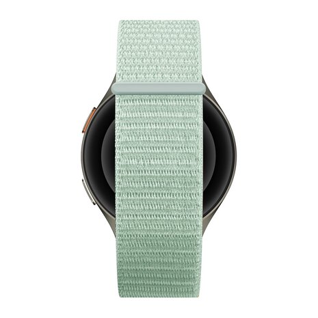 Bandz Bandz OnePlus Watch 3 - 43mm nylon band 'Easy fit' (lichtgroen)