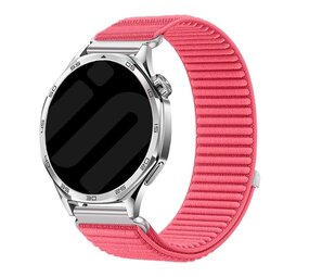 Strap-it® OnePlus Watch 3 - 43mm wave nylon band (watermeloen)