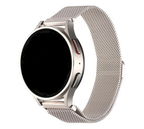 Strap-it® OnePlus Watch 3 - 43mm Milanese band (sterrenlicht)