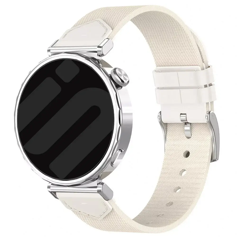 Strap-it® Strap-it OnePlus Watch 3 - 43mm nylon hybrid band (sterrenlicht)