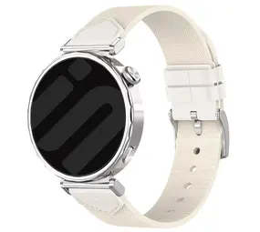 Strap-it® OnePlus Watch 3 - 43mm nylon hybrid band (sterrenlicht)