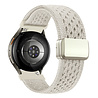 Bandz Bandz Samsung Galaxy Watch 7 - 44mm vintage nylon band (sterrenlicht) Bandz Bandz Samsung Galaxy Watch 7 - 44mm vintage nylon band (sterrenlicht)