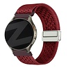 Bandz Bandz Samsung Galaxy Watch 6 Classic - 43mm vintage nylon band (wijnrood) Bandz Bandz Samsung Galaxy Watch 6 Classic - 43mm vintage nylon band (wijnrood)