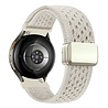 Bandz Bandz Samsung Galaxy Watch 6 - 44mm vintage nylon band (sterrenlicht) Bandz Bandz Samsung Galaxy Watch 6 - 44mm vintage nylon band (sterrenlicht)