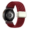 Bandz Bandz Samsung Galaxy Watch 4 Classic 46mm vintage nylon band (wijnrood) Bandz Bandz Samsung Galaxy Watch 4 Classic 46mm vintage nylon band (wijnrood)