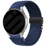 Strap-it® Amazfit Balance 2 gevlochten band met P-buckle (blauw)