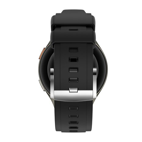 Bandz Bandz Amazfit Balance 2 siliconen band 'Easy fit' (zwart)
