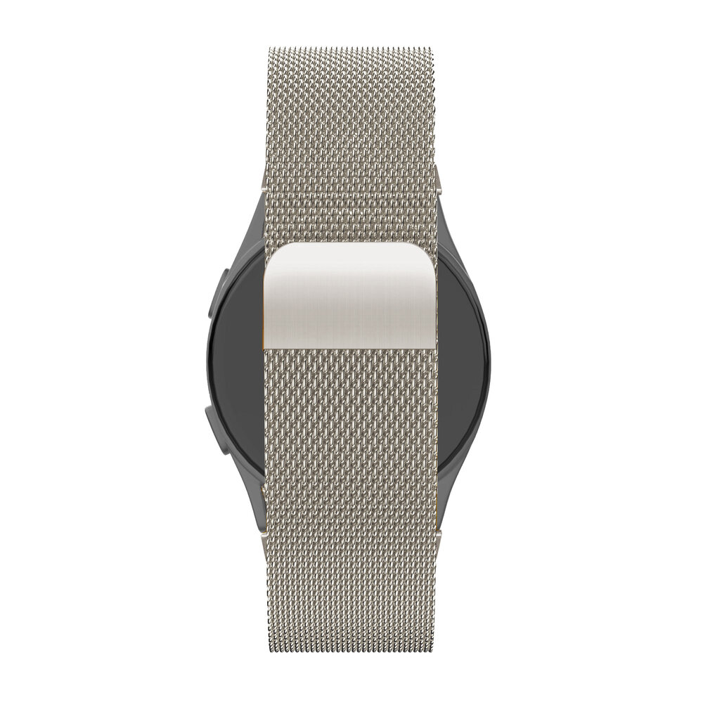 Bandz Bandz Samsung Galaxy Watch 6 Classic 47mm Milanese loop band (sterrenlicht)