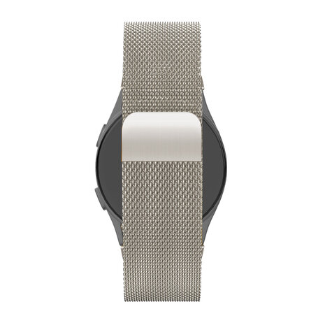 Bandz Bandz Samsung Galaxy Watch 6 Classic 47mm Milanese loop band (sterrenlicht)