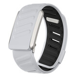 Strap-it® Whoop 4.0 sport bandje (lichtgrijs/zwart)