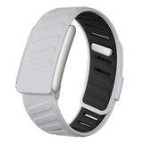 Strap-it® Whoop 5.0 sport bandje (lichtgrijs/zwart)