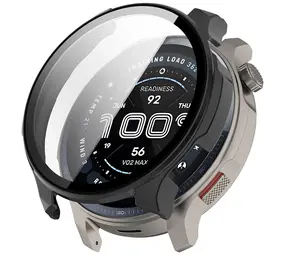 Strap-it® Amazfit Balance 2 PC case met glas (zwart) Strap-it® Amazfit Balance 2 PC case met glas (zwart)