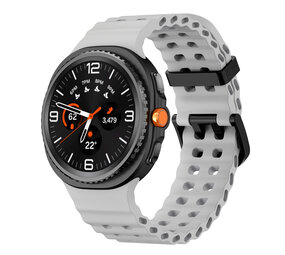 Strap-it® Samsung Galaxy Watch 8 - 40mm Ocean bandje (grijs)