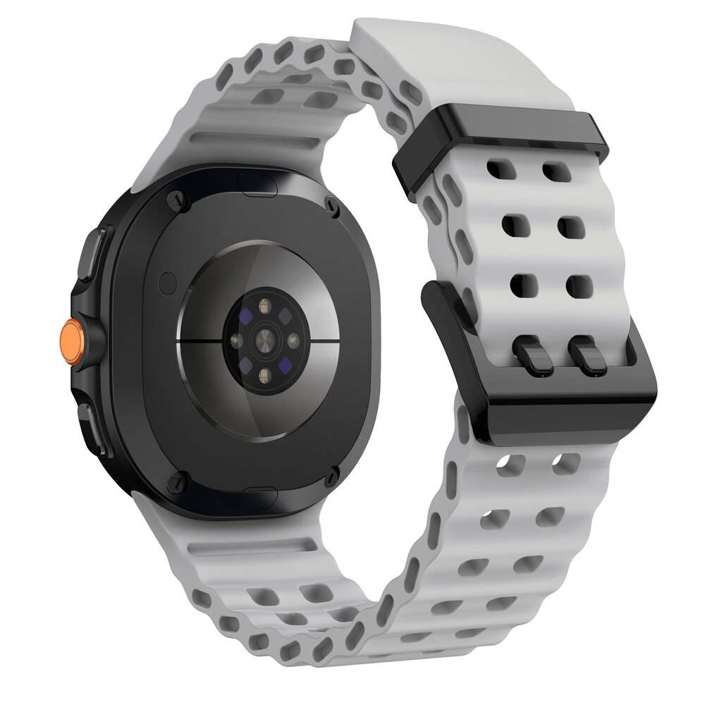 Strap-it® Strap-it Samsung Galaxy Watch 8 - 40mm Ocean bandje (grijs)