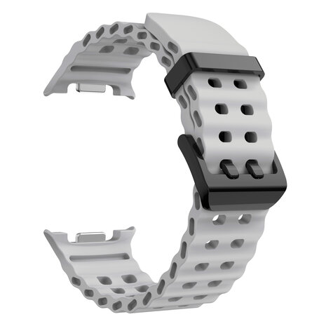 Strap-it® Strap-it Samsung Galaxy Watch 8 - 40mm Ocean bandje (grijs)