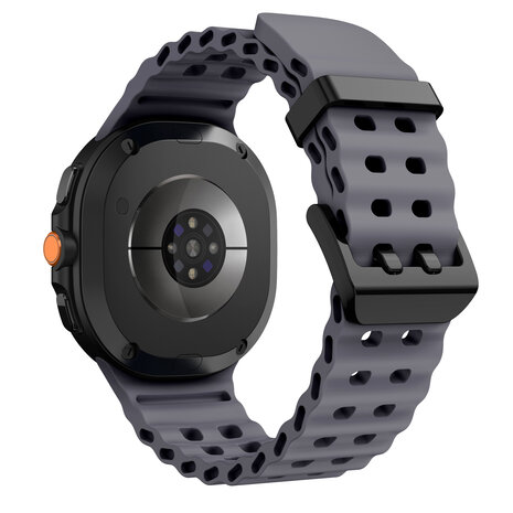 Strap-it® Strap-it Samsung Galaxy Watch 8 - 40mm Ocean bandje (donkergrijs)