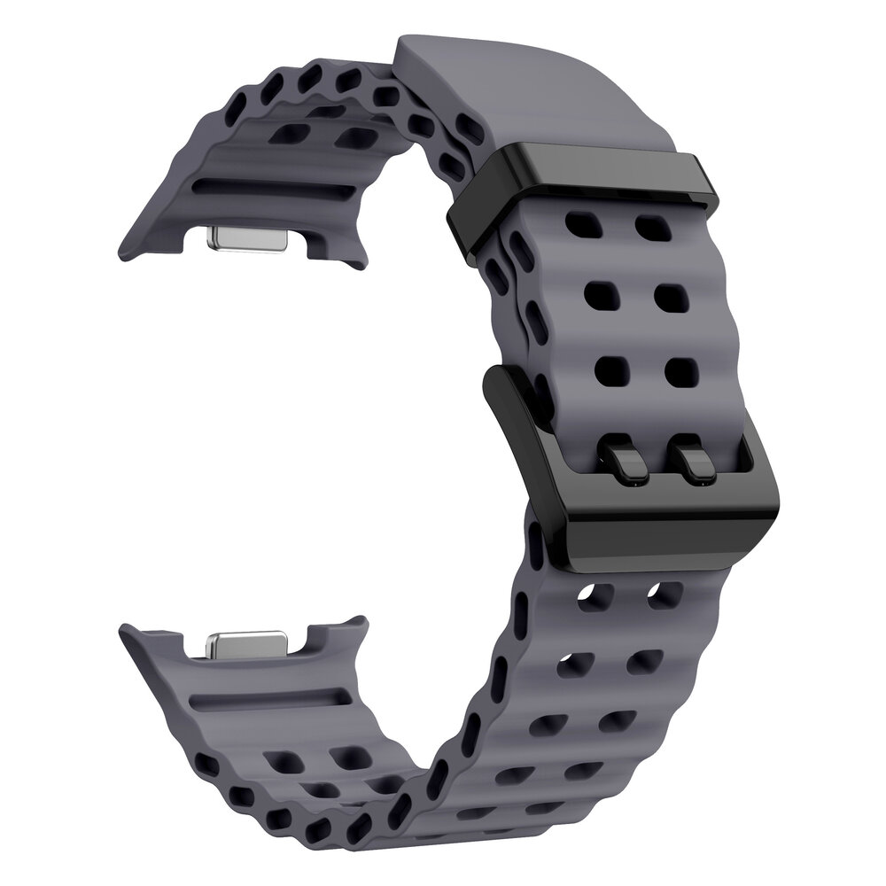 Strap-it® Strap-it Samsung Galaxy Watch 8 - 40mm Ocean bandje (donkergrijs)