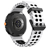 Strap-it® Strap-it Samsung Galaxy Watch 8 - 40mm Ocean bandje (wit/zwart) Strap-it® Strap-it Samsung Galaxy Watch 8 - 40mm Ocean bandje (wit/zwart)