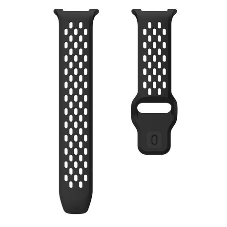 Strap-it® Strap-it Samsung Galaxy Watch 8 - 40mm siliconen air bandje (zwart) Strap-it® Strap-it Samsung Galaxy Watch 8 - 40mm siliconen air bandje (zwart)