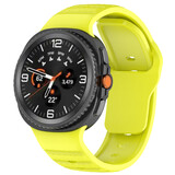 Strap-it® Samsung Galaxy Watch 8 - 40mm outdoor siliconen bandje (lime)