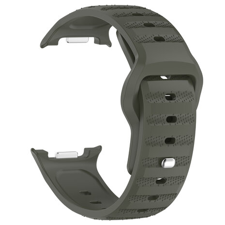 Strap-it® Strap-it Samsung Galaxy Watch 8 - 40mm outdoor siliconen bandje (donkergroen) Strap-it® Strap-it Samsung Galaxy Watch 8 - 40mm outdoor siliconen bandje (donkergroen)