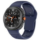 Strap-it® Samsung Galaxy Watch 8 - 40mm outdoor siliconen bandje (donkerblauw)