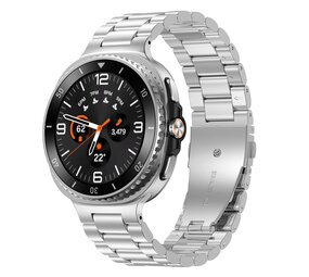 Strap-it® Samsung Galaxy Watch 8 - 40mm stalen bandje (zilver)