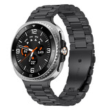 Strap-it® Samsung Galaxy Watch 8 - 40mm stalen bandje (zwart)