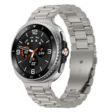 Strap-it® Samsung Galaxy Watch 8 - 40mm stalen bandje (titanium)
