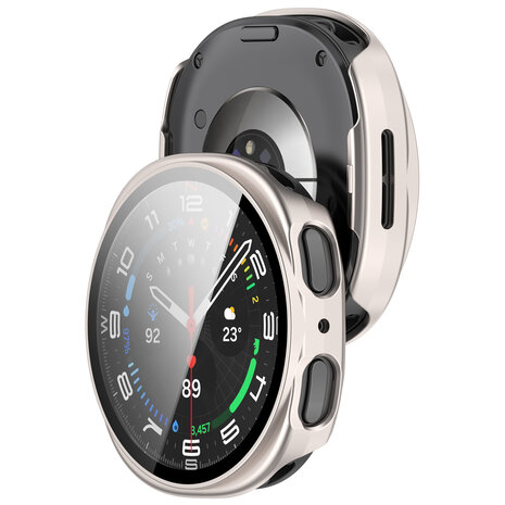 Strap-it® Strap-it Samsung Galaxy Watch 8 - 40mm hard case met glas (sterrenlicht)