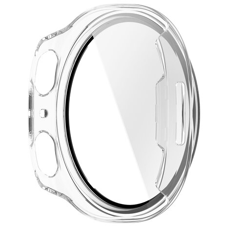 Strap-it® Strap-it Samsung Galaxy Watch 8 - 44mm hard case met glas (transparant)