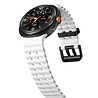 Strap-it® Strap-it Samsung Galaxy Watch 8 - 44mm Ocean bandje (wit) Strap-it® Strap-it Samsung Galaxy Watch 8 - 44mm Ocean bandje (wit)