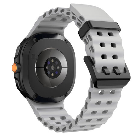 Strap-it® Strap-it Samsung Galaxy Watch 8 - 44mm Ocean bandje (grijs)